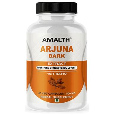 Amalth Arjuna Bark Extract Veg Capsules