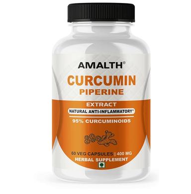 Amalth Curcumin Piperine Extract Veg Capsules