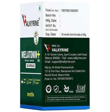 Valkyrine Melatonin Plus 5mg Capsule (30 Each)