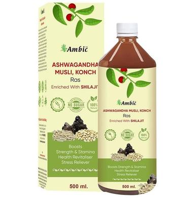 Ambic Ashwagandha Musli, Konch Ras Enriched with Shilajit Helps Improve Vigour & Stamina