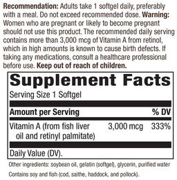 Nature's Way Vitamin A Softgel