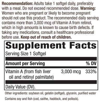Nature's Way Vitamin A Softgel