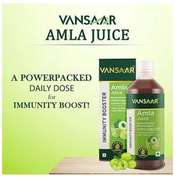 Vansaar Amla Juice | Immunity booster | 100% Cold Pressed