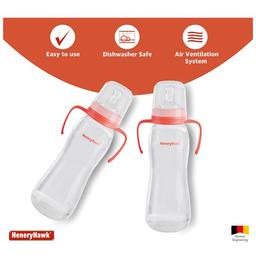 Ambitech Soft Touch Anti-Colic BPA Free Dumbell Shape Slim Neck Feeding Bottle