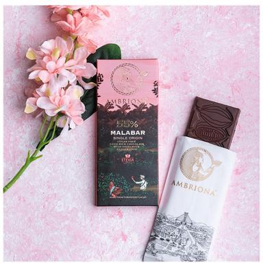 Ambriona 55% Malabar Single Origin Dark Milk Chocolate Sugar Free