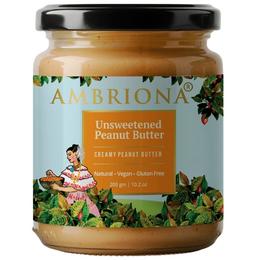 Ambriona Unsweetened Creamy Peanut Butter