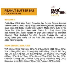 RiteBite Max Protein Active 20 gm Protein Bar (70gm Each) Peanut Butter