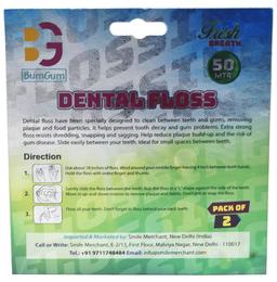 Bumgum Expanded Dental Floss (50mtr Each)