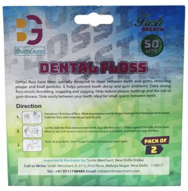 Bumgum Expanded Dental Floss (50mtr Each)