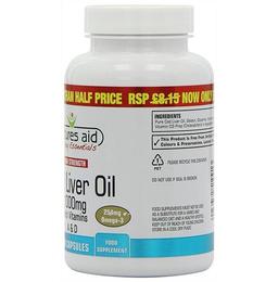 Natures Aid Cod Liver Oil 1000mg Softgels