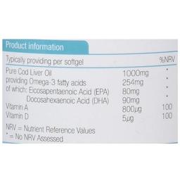 Natures Aid Cod Liver Oil 1000mg Softgels