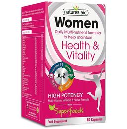 Natures Aid Women Multi-Vitamin & Minerals Capsule