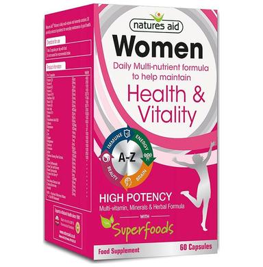 Natures Aid Women Multi-Vitamin & Minerals Capsule
