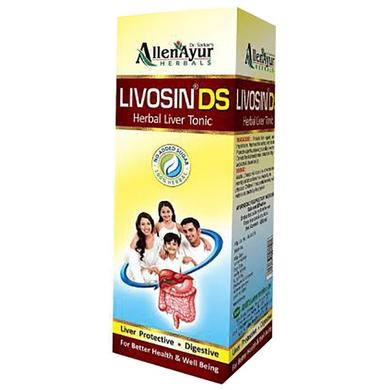 Dr. Sarkar's Allen Ayur Herbals Livosin DS Herbal Liver Tonic (450ml Each)