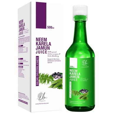 Mannika Naturals Neem Karela Jamun Juice (500ml Each)