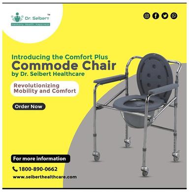 Dr. Seibert Commode Chair With Wheel