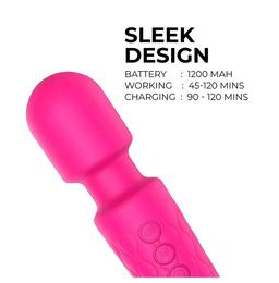 Hush Plug Premium Magic Mate Personal USB Powered Body Massager Pink