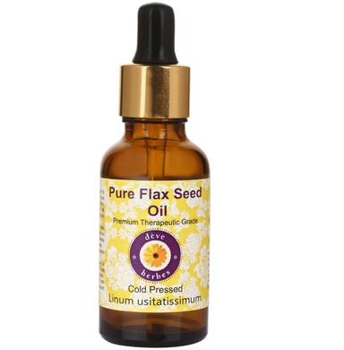 Deve Herbes Pure Flax Seed Cold Pressed Oil
