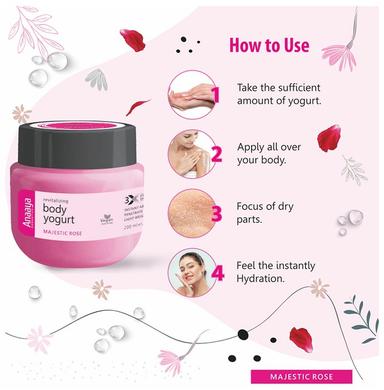 Anaaya Cosmetics Revitalizing Body Yogurt Majestic Rose