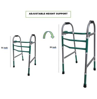 Komfort Pride Surgical Foldable Walker Green