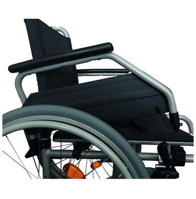 Drive Devilbiss Healthcare Light Weight Aluminium Wheelchair Litec 2G without Drum Brake Seat Width 38cm Black & Grey