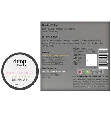 Drop Dead Naturals Mixed Berry Lip Balm