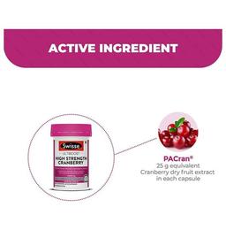Swisse Ultiboost High Strength Cranberry 25000mg Capsule | Supports Urinary Bladder & Kidney Health