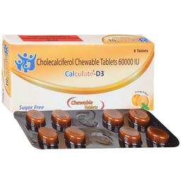 Calculate-D3 Chewable Tablet Orange & Mint Sugar Free