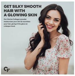 Carbamide Forte Marine Collagen Type 1 with Hyaluronic Acid & Vitamin C | For Skin, Hair & Nails | Flavour Citrus Burst