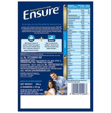 Ensure Powder Complete Balanced Drink for Adults | For Strength, Immunity & Energy | With Essential Vitamins | Nutrition Formula Vanilla