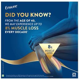 Ensure Powder Powder Complete Balanced Drink for Adults | For Strength, Immunity & Energy | With Essential Vitamins | Nutrition Formula Vanilla Refill