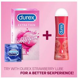 Durex Extra Thin Condom Bubblegum