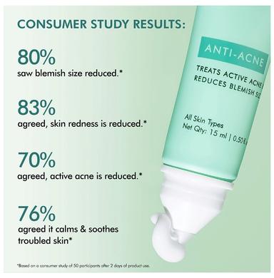 mCaffeine 1% Salicylic Acid 1% Succinic Acid & Matcha Tea Acne Arrest Spot Corrector Cream