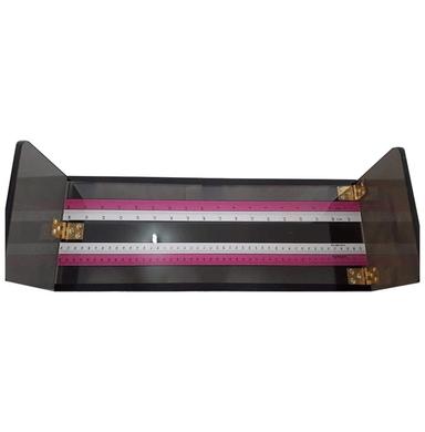 MCP Acrylic Infantometer Height Measuring Scale 18inch x7inch Black