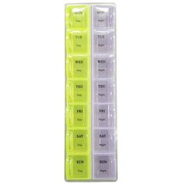 Krivish Premium Quality 7 Compartment 7 Day Pill Reminder Multicolor