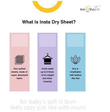 Neonate Care Insta Dry Sheet Medium Maroon