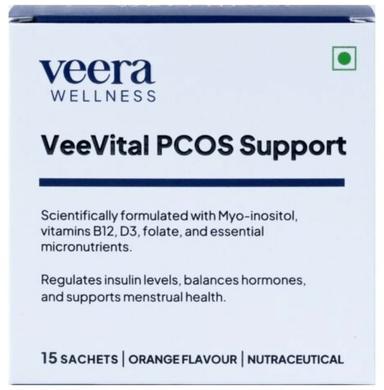 Veera Wellness VeeVital PCOS Support Sachet (15 Each) Orange
