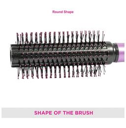 Vega E18 RB Round Hair Brush with Cleaning Comb