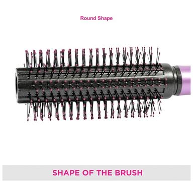 Vega E18 RB Round Hair Brush with Cleaning Comb