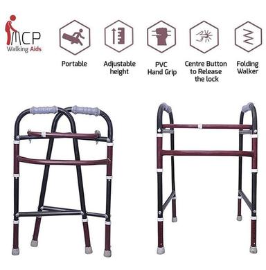 MCP Jindal Economy Ms Coating Foldable Walker Regular Deluxe