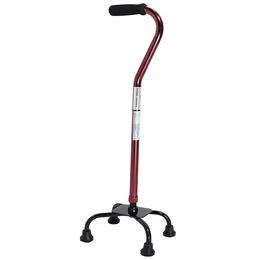MCP Jindal WS 420 Quadripod Adjustable Four Legged Walking Stick Brown