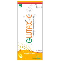 Glutax Effervescent Tablet Orange Sugar Free