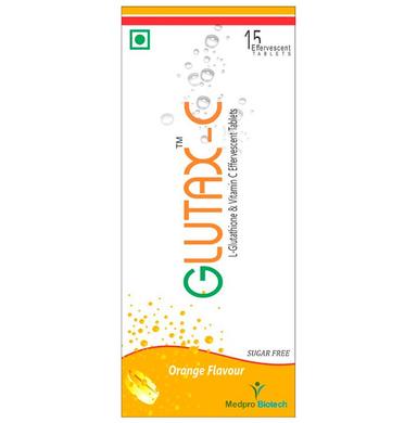 Glutax Effervescent Tablet Orange Sugar Free