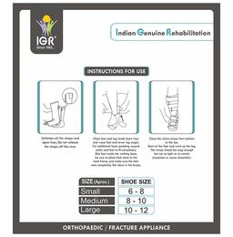 IGR Walker Boot Cushioned Ankle Length Black
