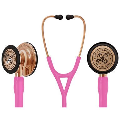 MDLS Life Strong Cardiology IV Rose Gold Stethoscope Pink