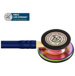 MDLS Life Strong Classico lll Rainbow Stethoscope Navy Blue
