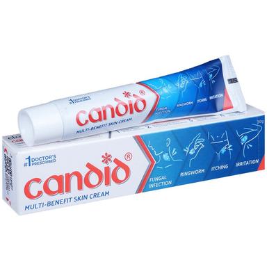 Candid Multi-Benefit Skin Cream | For Fungal Infections, Ringworm, Itching & Irritation | Derma Care