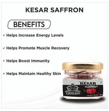 Earth King Finest & Purest Kesar (1gm Each)