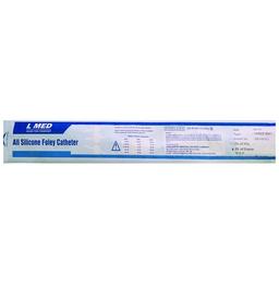L Med 100% Silicone Foley Ballon 3 Way Catheter 16 FR