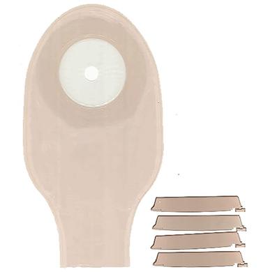 Med 1902 LC 3000 One Piece Open Transparent Bag for Urine/Stool Collection with 3 Clamps